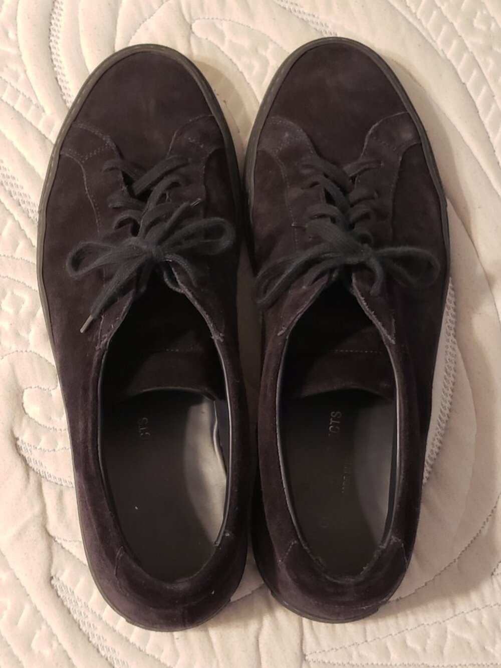 Common Projects Achilles Low Navy Suede Sneakers Size 44